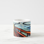 Schrei-Stil Espressotasse (Vorderseite)