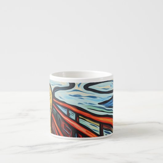 Schrei-Stil Espressotasse (Vorderseite)