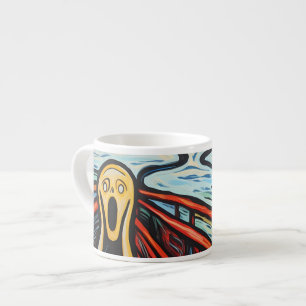 Schrei-Stil Espressotasse