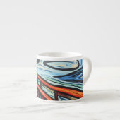 Schrei-Stil Espressotasse (Vorderseite Rechts)