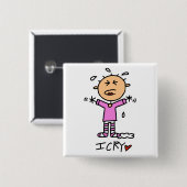 Schrei-T-Shirts und Geschenke des Baby-I Button (Vorne & Hinten)