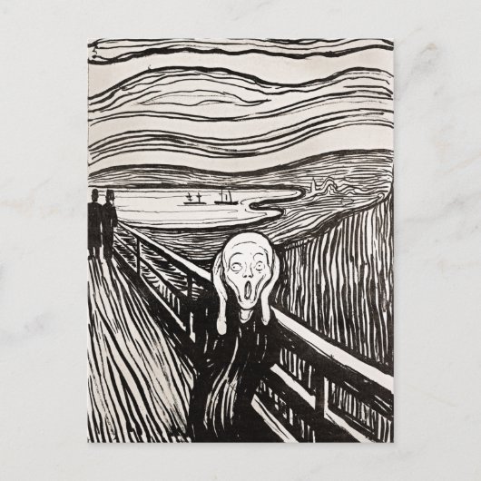 Schrei von Edward Munch Postcard Postkarte (Vorderseite)