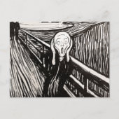 Schrei von Edward Munch Postkarte (Vorderseite)