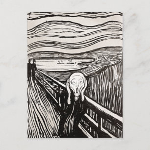 Schrei von Edward Munch Postkarte