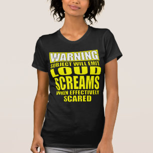 Schrei-Warnung T-Shirt