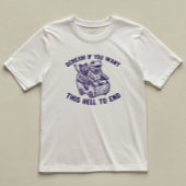 Schrei, wenn du Funny Illustriert Frog Rat Will T-Shirt