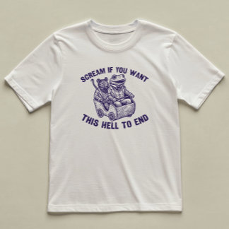 Schrei, wenn du Funny Illustriert Frog Rat Will T-Shirt