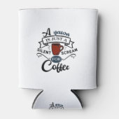 Schrei zum Kaffee Dosenkühler (Vorderseite)