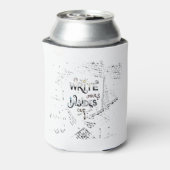 Schreib deine Inside OUT! Motto der motivierend Sc Dosenkühler (Kanne Rückseite)