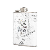 Schreib deine Inside OUT! Motto der motivierend Sc Flachmann (Links)