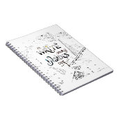 Schreib deine Inside OUT! Motto der motivierend Sc Notizblock (Rechte Seite)