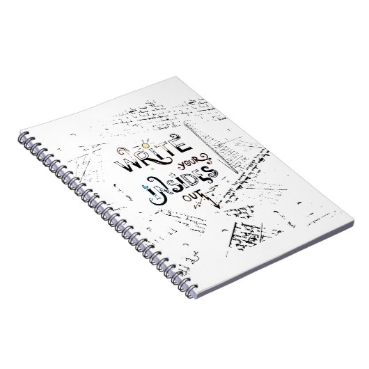 Schreib deine Inside OUT! Motto der motivierend Sc Notizblock (Rechte Seite)