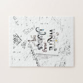 Schreib deine Inside OUT! Motto der motivierend Sc Puzzle (Horizontal)