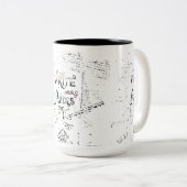 Schreib deine Inside OUT! Motto der motivierend Sc Zweifarbige Tasse (VorderseiteRechts)