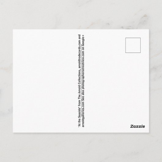 Schreib Erinnerungen von Mutter & Kind ins Meer! Postkarte (Rückseite)