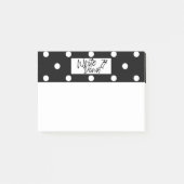 Schreib es nieder! post-it klebezettel (Vorderseite)