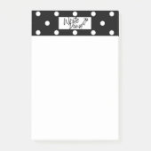 Schreib es nieder! post-it klebezettel (Vorderseite)