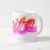 Schreib Jumbo-Tasse (Vorderseite Rechts)