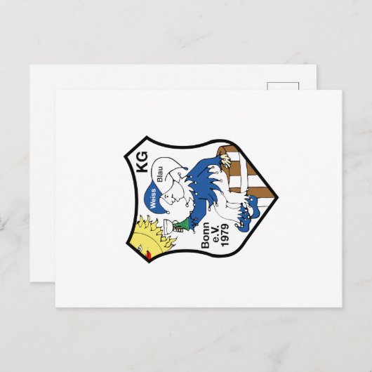 Schreib mal wieder postkarte (Vorne/Hinten)