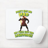 Schreib mich nicht, oder ich werde das Licht benut Mousepad (Mit Mouse)