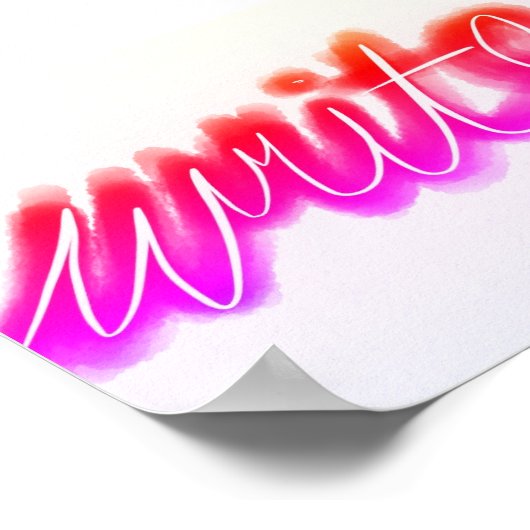 Schreib Poster (Ecke)