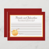 Schreibbare Papierzeilenlaternen mit Ratenkarte au Hinweiskarte (Vorne/Hinten)