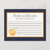 Schreibbare Papierzeilenleuchten für die blaue Sch Hinweiskarte (Vorderseite)