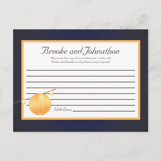 Schreibbare Papierzeilenleuchten für die blaue Sch Hinweiskarte (Vorderseite)