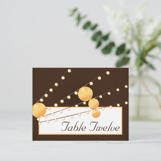 Schreibbare Platzkarte Papiersäulen auf Knochenbra Postkarte (Stehend Vorderseite)