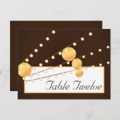 Schreibbare Platzkarte Papiersäulen auf Knochenbra Postkarte (Vorne/Hinten)