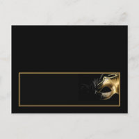 Schreibbare Platzkarte Sweet 16 Gold Schwarz