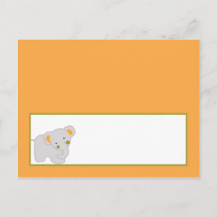 Schreibbare Platzkarte Tropischer Punch Postkarte