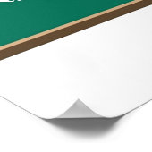 Schreibbiene Poster (Ecke)