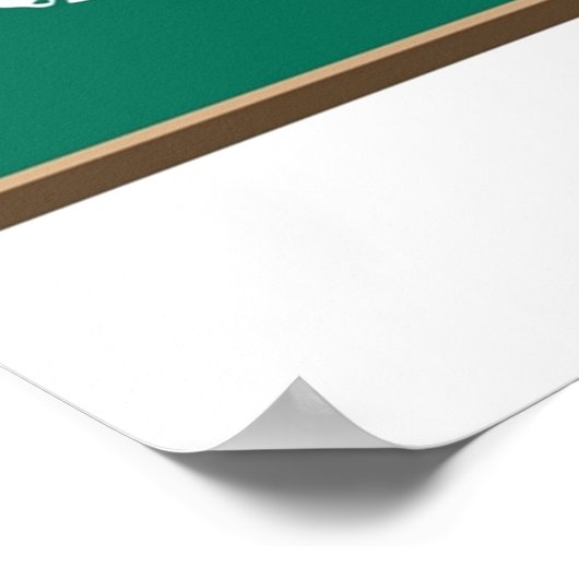 Schreibbiene Poster (Ecke)