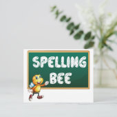 Schreibbiene Postkarte (Stehend Vorderseite)