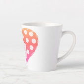 Schreibe dein eigenes Herz Milchtasse (Rechts)