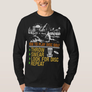 Schreibe nach, um die Festplatte wiederholen Sport T-Shirt