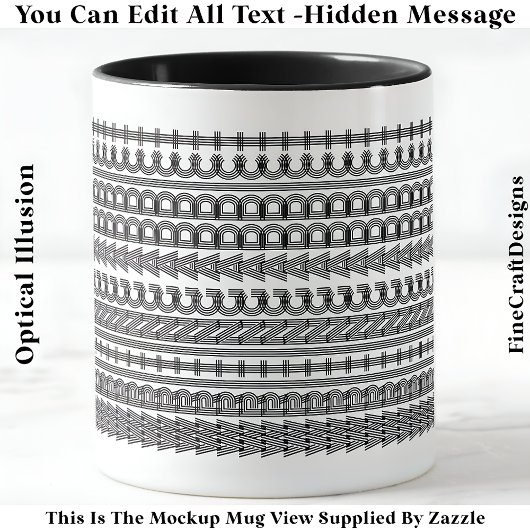 Schreiben Addict versteckte Nachricht Funny Novelt Tasse