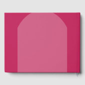 Schreiben an das Bride Keepake-Notebook Gästebuch (Rückseite)