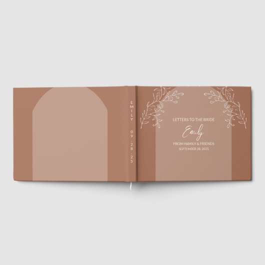 Schreiben an das Bride Keepake-Notebook Gästebuch (Voll)