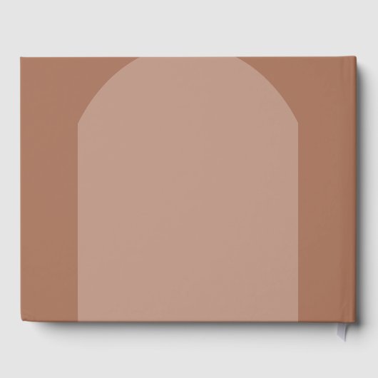 Schreiben an das Bride Keepake-Notebook Gästebuch (Rückseite)