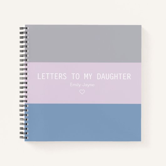 Schreiben an das Keepsake-Journal meiner Tochter Notizblock (Vorderseite)