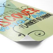 Schreiben an Entdecken Fotodruck (Ecke)