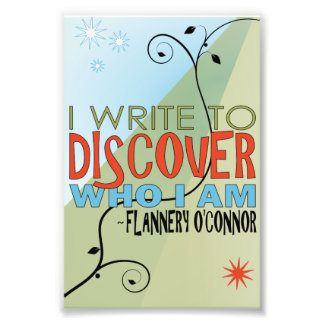 Schreiben an Entdecken Fotodruck