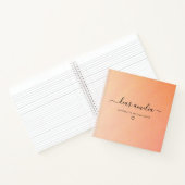 Schreiben an mein Daughter Keepake-Memory-Notebook Notizblock (Innenseite)