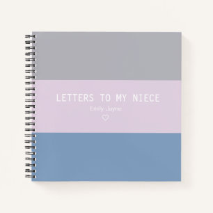 Schreiben an mein Niece Keepake Journal Notizblock