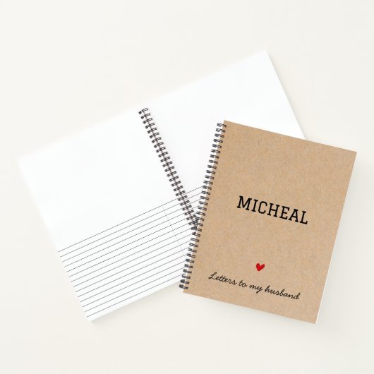 Schreiben an mein Personalisiertes Memory-Journal Notizblock (Innenseite)