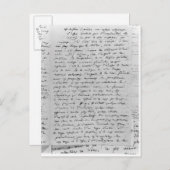 Schreiben an Richard Wagner vom 17. Februar 1860 Postkarte (Vorne/Hinten)