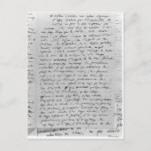 Schreiben an Richard Wagner vom 17. Februar 1860 Postkarte (Vorderseite)