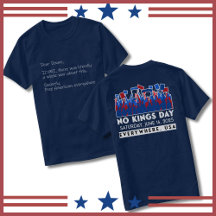 Schreiben an Trump zum Protest-Shirt ohne Könige